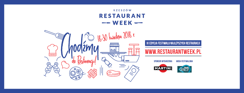 chodzmy do restauracji cover rzeszow - Restaurant Week Rzeszów | Parole Art Bistro