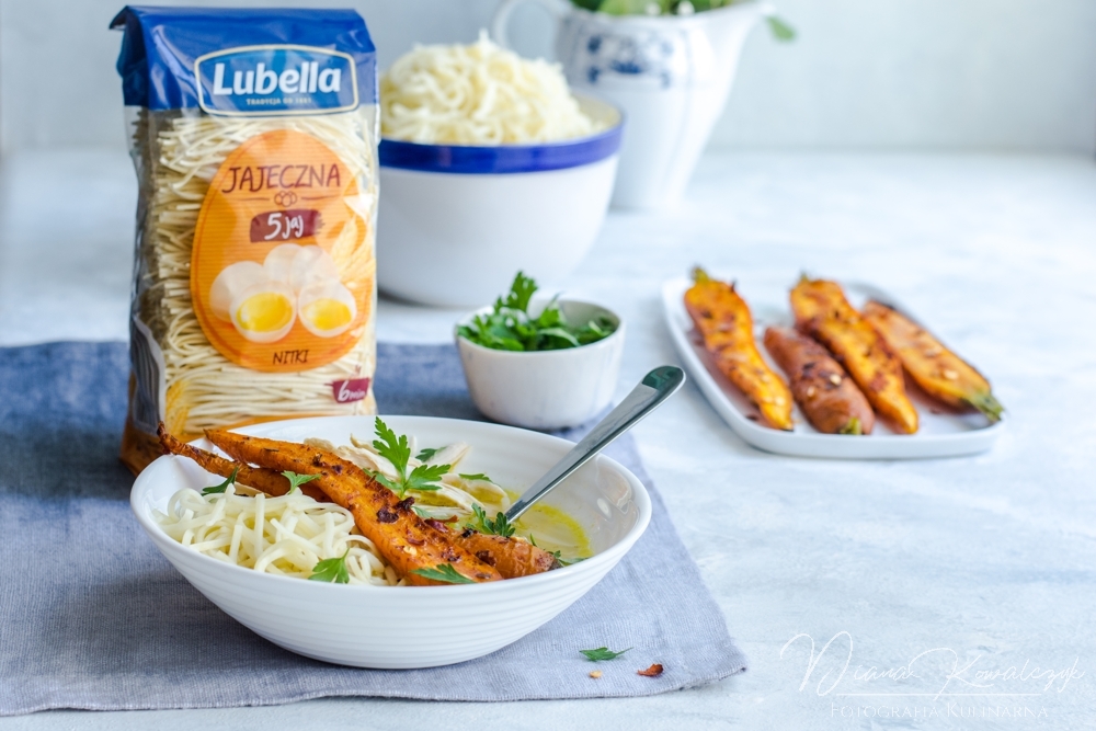 rosol z pieczona na ostro marchewka fotograf kulinanry 4 - Rosół z pieczoną na ostro marchewką