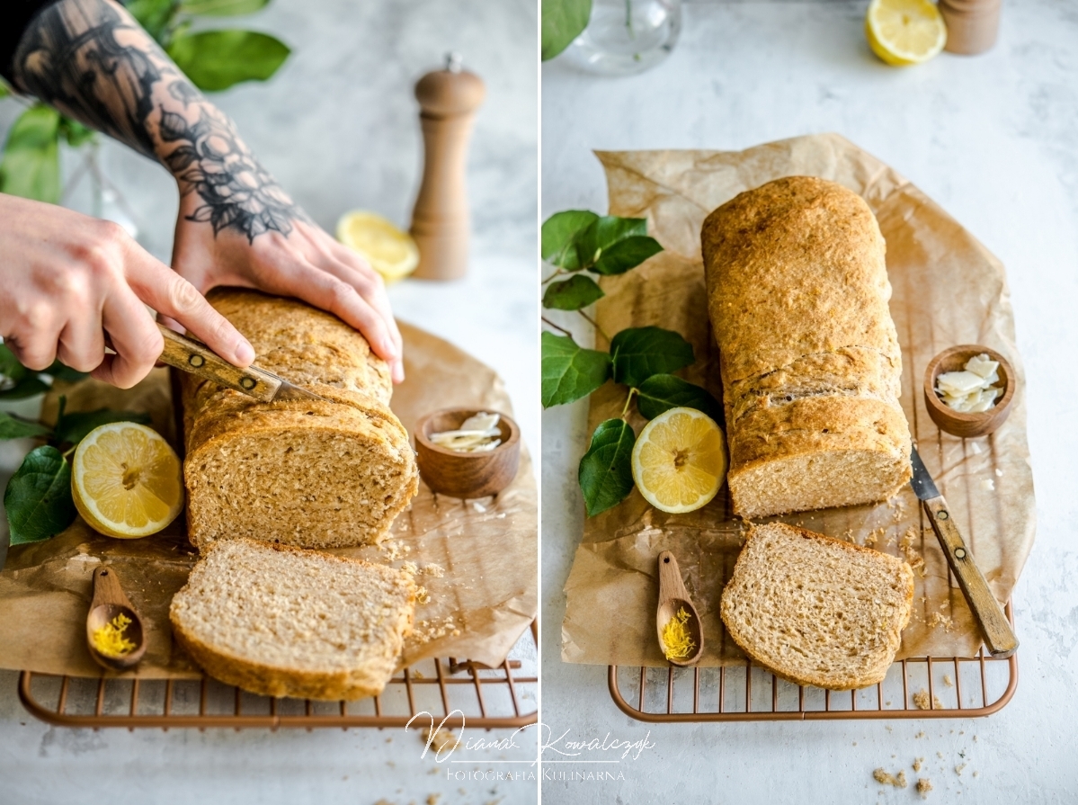 pelnoziarnisty chlebek drozdzowy z cytryna i parmezanem 7 - Pełnoziarnisty chlebek drożdżowy z cytryną i parmezanem