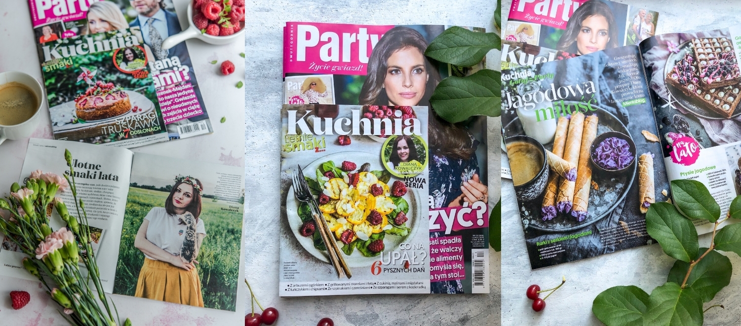 party mientablog fotograf kulinarny - Sałatka z grillowanym serem halloumi i owocami