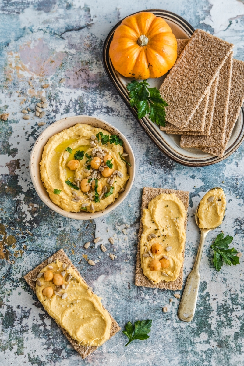 hummus dyniowy z lekkim pieczywem sonko 2 - Hummus dyniowy z lekkim pieczywem