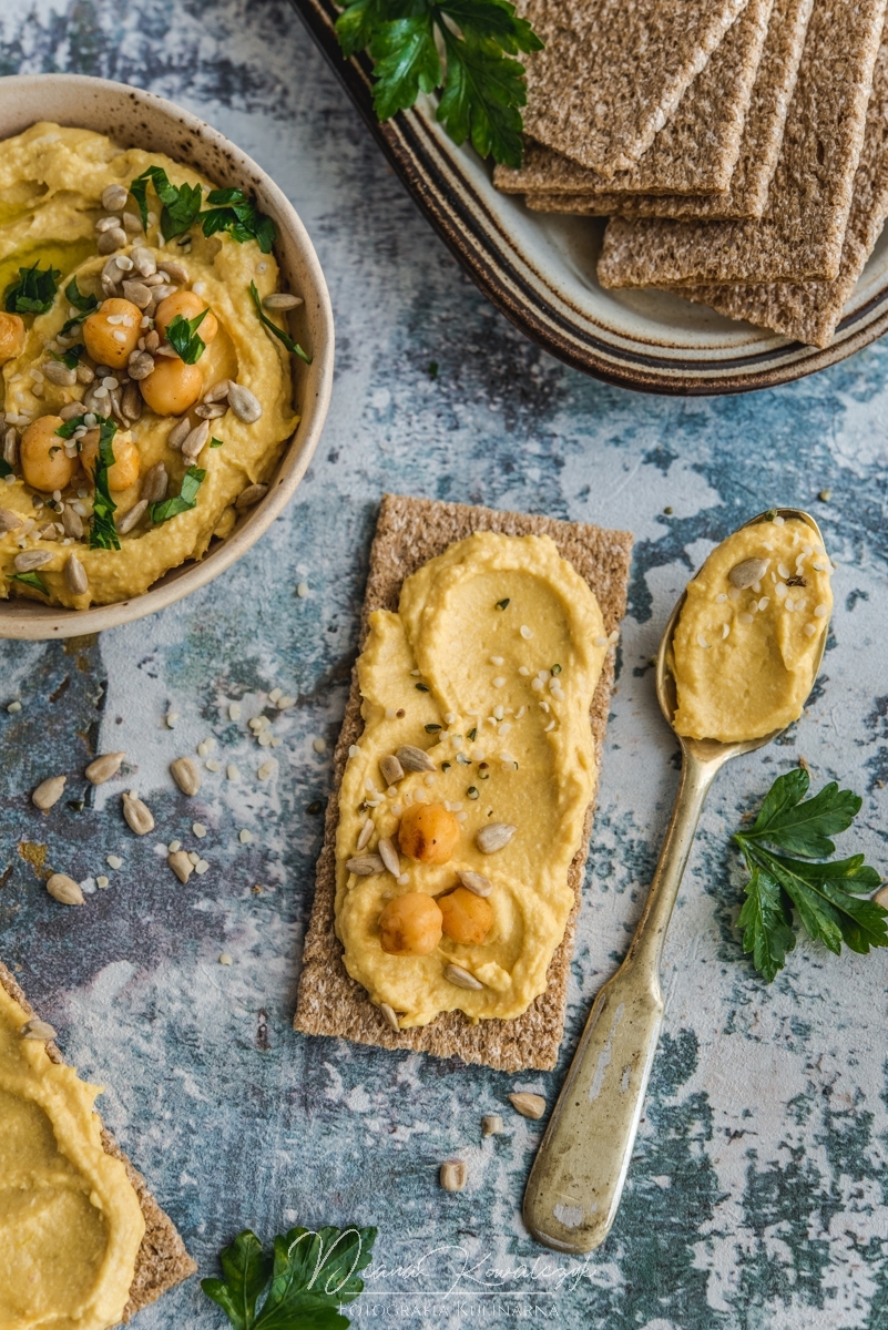 hummus dyniowy z lekkim pieczywem sonko 3 - Hummus dyniowy z lekkim pieczywem