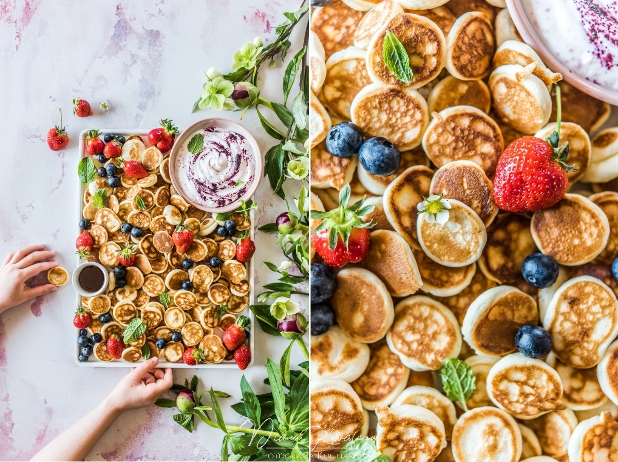 mini pancakes na maslance fotograf tarnobrzeg diana kowalczyk fotografia fotograf kulinanry rzeszow fotograf jedzenia sandomierz fotografia zywnosci podkarpacie stylista jedzenia 5 - Mini pancakes na maślance