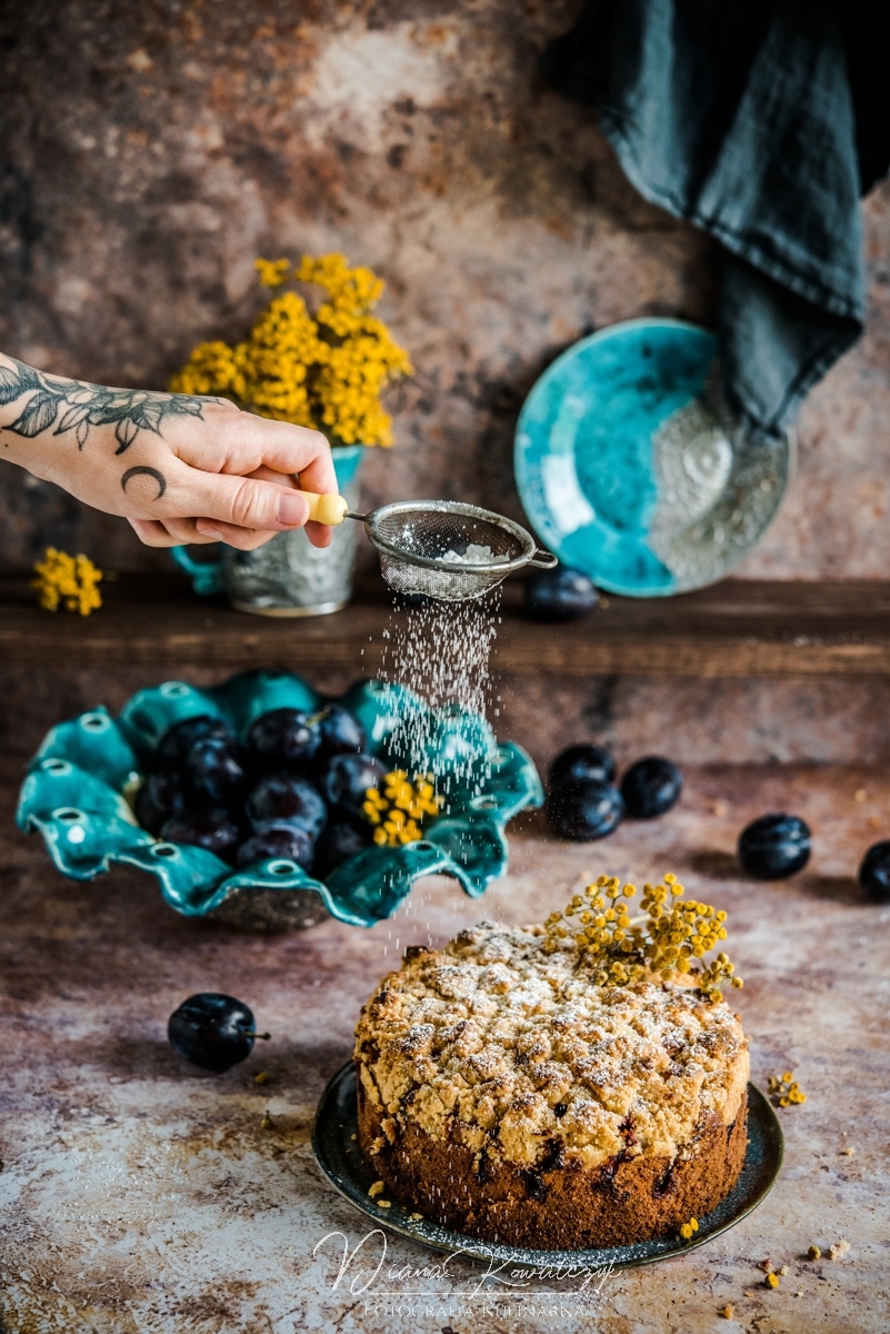 proste ciasto ze sliwkami i kruszonka przepis studio fotografii kulinarnej podkarpacie sandomierz rzeszow 2 - Proste ciasto ze śliwkami i cynamonową kruszonką