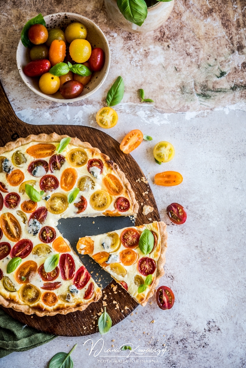 tarta serowo pomidorowa fotograf kulinarny tarnobrzeg fotografia zywnosci rzeszow sandomierz 5 - Tarta serowo-pomidorowa