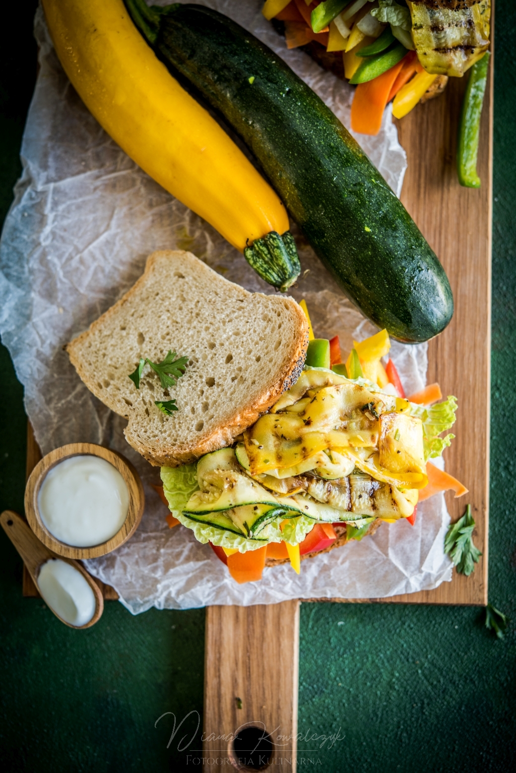 warzywne kanapki z grillowana cukinia kampania moc polskich warzyw 4 - Warzywne kanapki z grillowaną cukinią