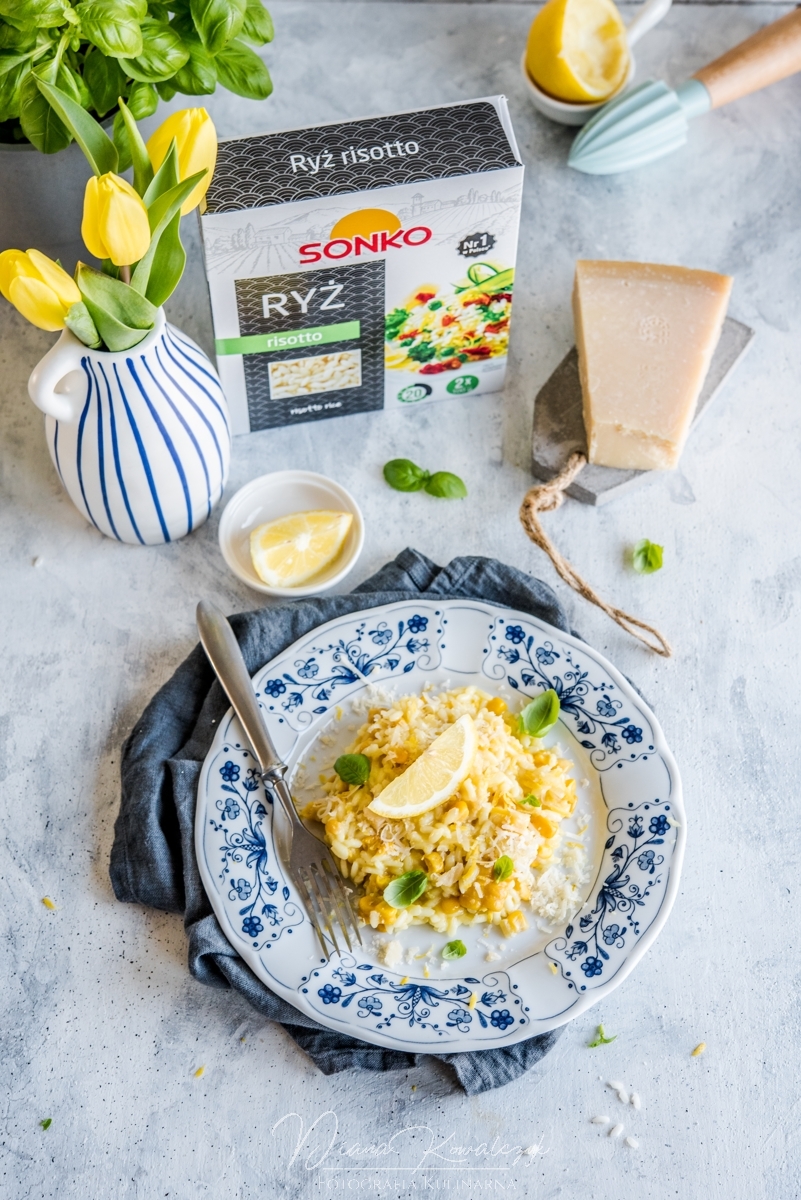cytrynowe risotto z kurkuma i kukurydza 3 - Cytrynowe risotto z kurkumą i kukurydzą