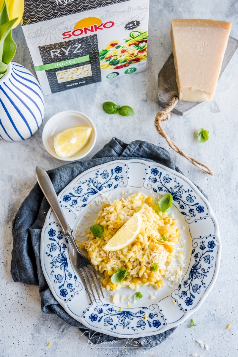 cytrynowe risotto z kurkuma i kukurydza 4 - Cytrynowe risotto z kurkumą i kukurydzą