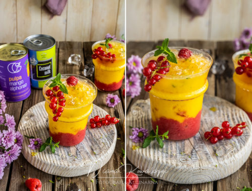 mango kokosowy napoj z nuta miety limonki i malin 3 500x380 - Mango-kokosowy napój z nutą mięty, limonki i malin