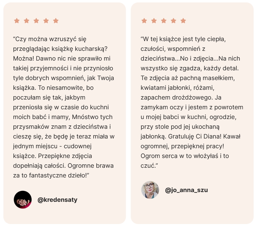 "Comfort food pełen słodkich wspomnień" - Diana Kowalczyk | Opinie - (mienta) comfort food pelen slodkich wspomnien ksiazka kucharska opinie 1 1 - "Comfort food pełen słodkich wspomnień" - Diana Kowalczyk | Opinie